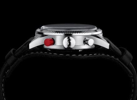 Zegarek Męski Mechaniczny Hanhart 417 ES 1954 Heritage Flyback 39mm H701.212-7010