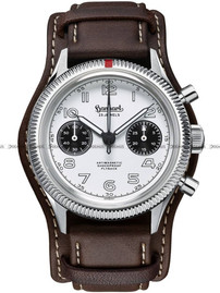 Zegarek Męski Mechaniczny Hanhart 417 ES 1954 Flyback Panda 39 mm H701.201-7110