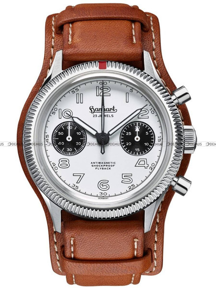 Zegarek Męski Mechaniczny Hanhart 417 ES 1954 Flyback Panda 39 mm H701.201-7210