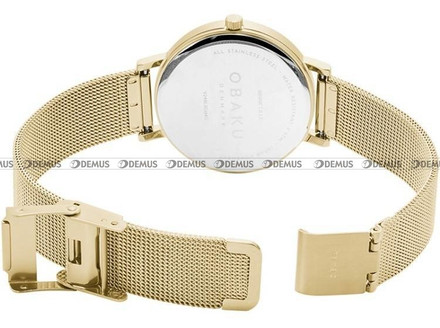 Zegarek Damski Obaku Brink Lille Gold V248LXGIMG