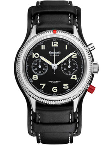 Zegarek Męski Mechaniczny Hanhart 417 ES Heritage Flyback 42mm H721.212-7010