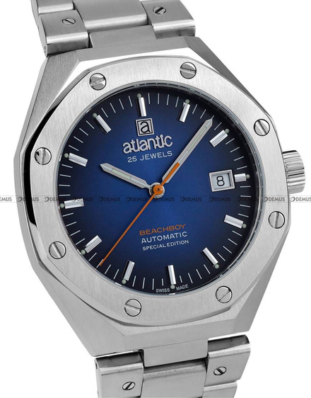 Zegarek Atlantic Beachboy 58765.41.59 - Limitowana Edycja - Okulary przeciwsłoneczne i podkoszulka w zestawie