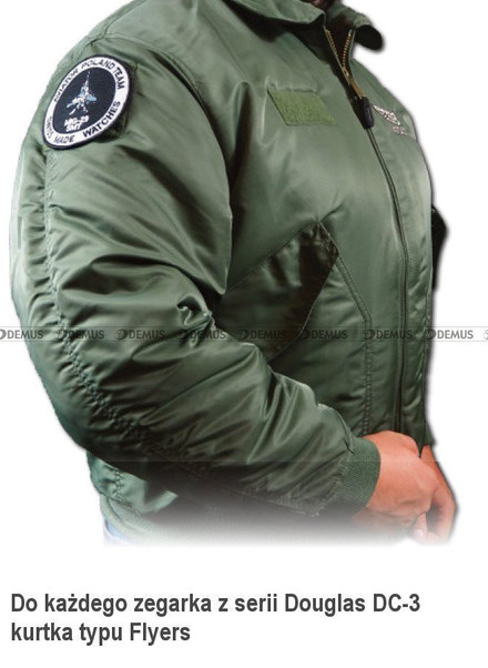 Zegarek Męski Aviator Douglas DC-3 V.3.32.2.237.4 - Limitowana edycja - 950 szt - W zestawie kurtka typu Flyers ze spersonalizowaną naszywką