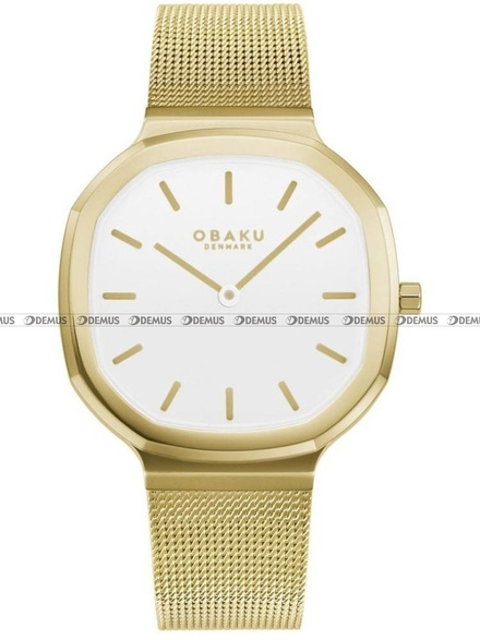 Zegarek Damski Obaku Oktant Lille Gold V253LXGWMG