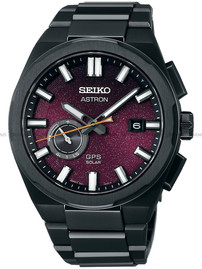 Zegarek Męski Seiko Astron "Yozakura" Titanium GPS Solar SSJ029J1 - Limitowana Edycja