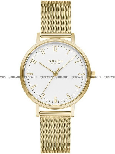 Zegarek Damski Obaku Brink Lille Gold V248LXGIMG