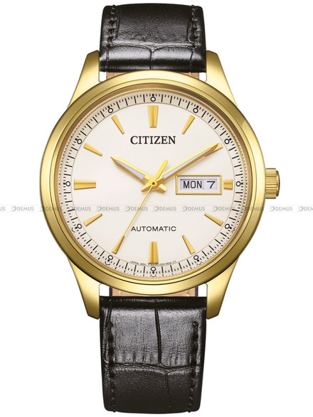 Citizen Mechanical Day Date NY4059-09AE Zegarek Męski Automatyczny
