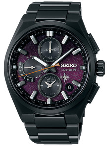 Zegarek Męski Astron "Yozakura" GPS Solar Dual-Time Chronograph SSH171J1 - Limitowana Edycja