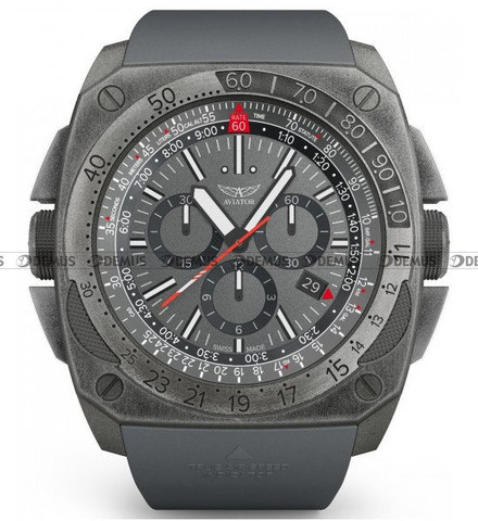 Zegarek Męski Aviator MIG-29 SMT Chrono M.2.30.7.221.6 - Limitowana edycja - W zestawie kurtka typu Flyers ze spersonalizowaną naszywką
