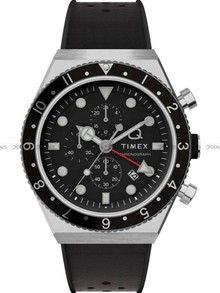 Timex Q 3-Time Zone Chronograph TW2V70000 Zegarek Męski