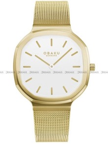 Zegarek Damski Obaku Oktant Lille Gold V253LXGWMG