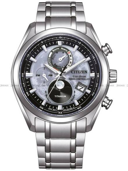 Citizen Eco-Drive Radio Controlled Tsukiyomi Moonphase BY1010-81H Zegarek Męski