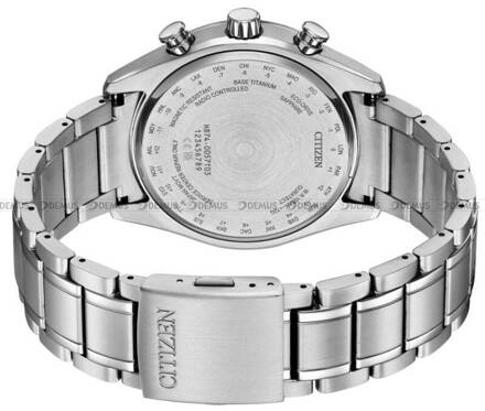 Citizen Eco-Drive Radio Controlled Tsukiyomi Moonphase BY1018-80X Zegarek Męski