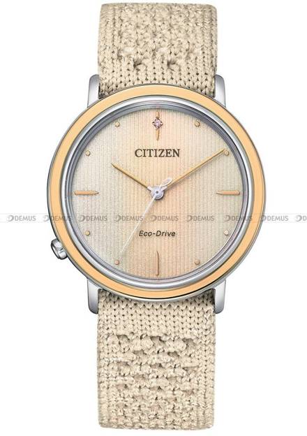 Citizen L Ambiluna Eco-Drive EM1006-40A Zegarek Damski  - Limitowana Edycja - dodatkowa bransoleta w zestawie