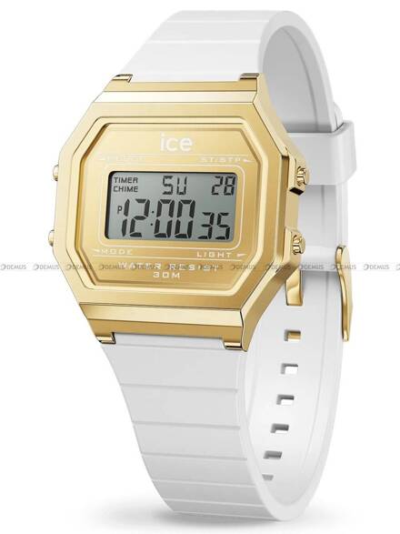 Ice-Watch - Ice Digit Retro - White Gold 022049 S Zegarek Damski