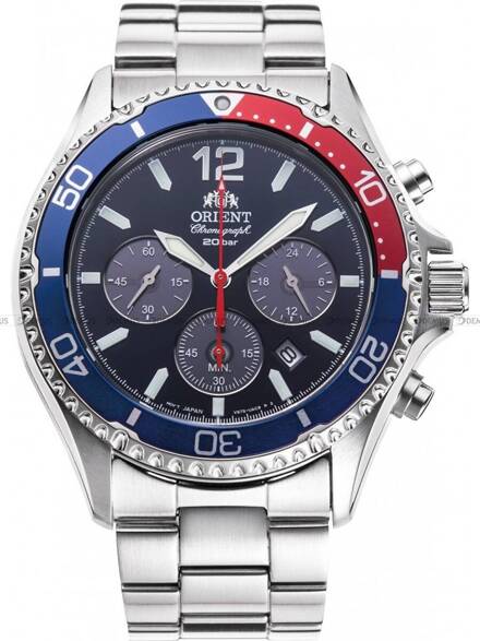 Orient Mako Solar Chronograph RA-TX0201L10B Zegarek Męski 