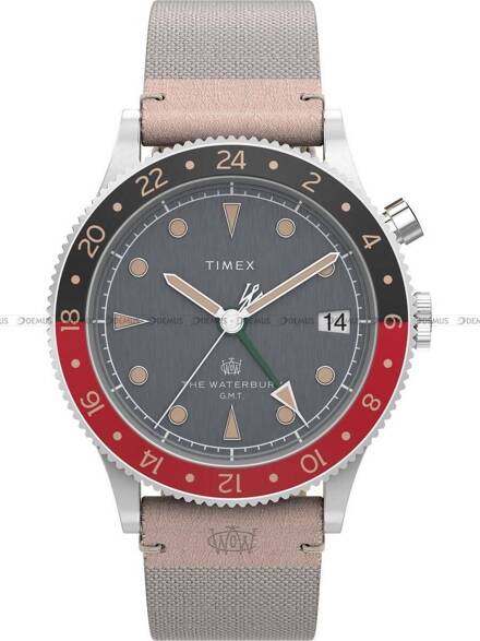 Timex Waterbury Traditional GMT TW2V74100 Zegarek Męski