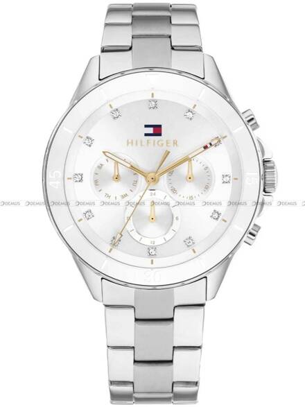 Tommy Hilfiger Mellie 1782707 stalowy zegarek damski z srebrną tarczą