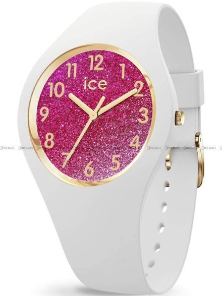 Zegarek Damski Ice-Watch - Ice Glitter White Pink 022572 S