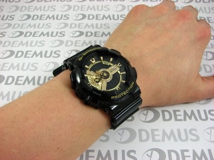 Zegarek G-SHOCK BLACK AND GOLD GA-110GB 1AER