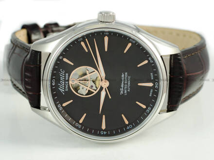 Zegarek Męski Atlantic Worldmaster Open Heart 52780.41.61 - Limitowana Edycja