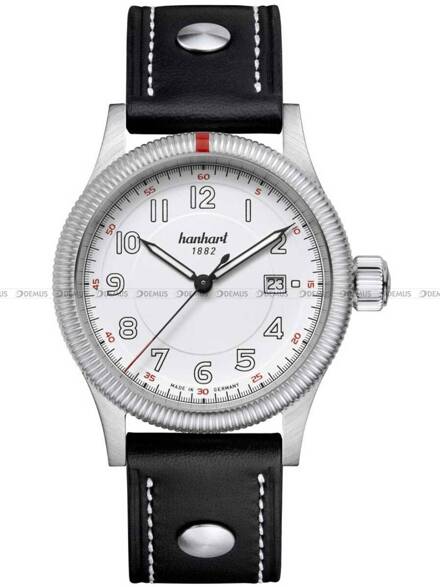 Zegarek Męski Automatyczny Hanhart PIONEER One White 42 mm 762.200-0010