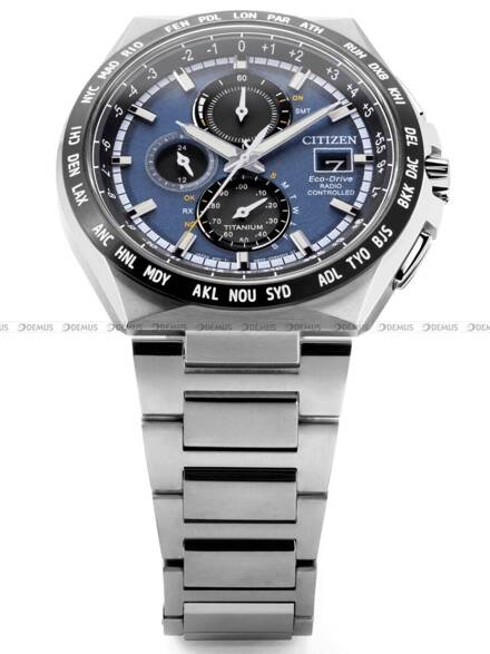 Zegarek Męski Citizen Titanium Eco-Drive Radio Controlled AT8238-84L