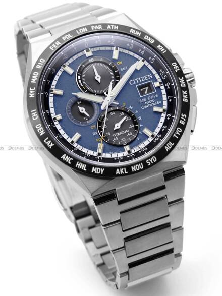 Zegarek Męski Citizen Titanium Eco-Drive Radio Controlled AT8238-84L