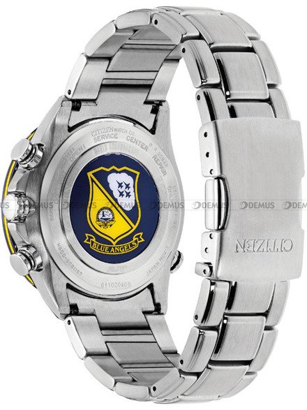 Zegarek Męski Citizen World Chronograph Radio Controlled "Blue Angels" AT8020-54L 