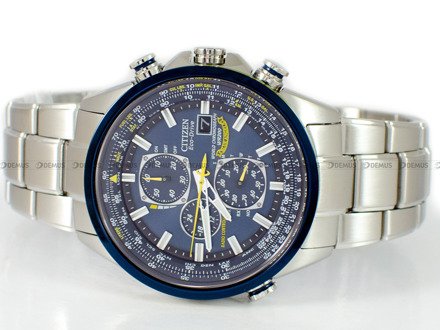 Zegarek Męski Citizen World Chronograph Radio Controlled "Blue Angels" AT8020-54L 