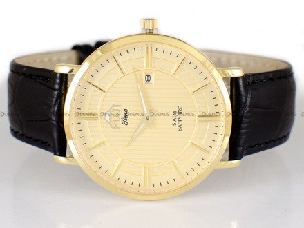 Zegarek Męski FujiTime M6106Q-Gold-Gold