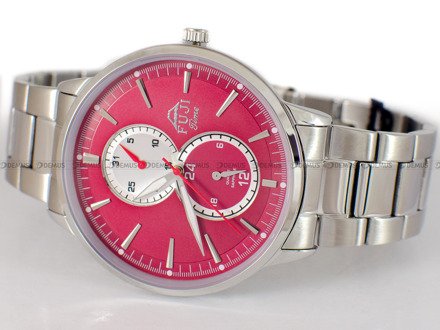 Zegarek Męski FujiTime M7108QS-Red-Silver