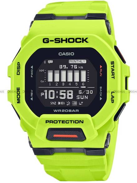 Zegarek Męski G-SHOCK G-SQUAD Bluetooth GBD 200 9ER