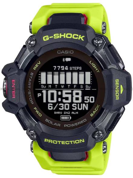 Zegarek Męski G-SHOCK G-SQUAD GPS Heart Rate Monitor Bluetooth GBD H2000 1A9ER