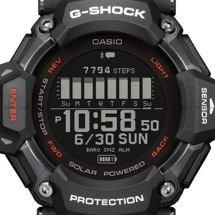 Zegarek Męski G-SHOCK G-SQUAD GPS Heart Rate Monitor Bluetooth GBD H2000 1AER