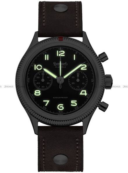 Zegarek Męski Mechaniczny Hanhart 417 ES 42 mm