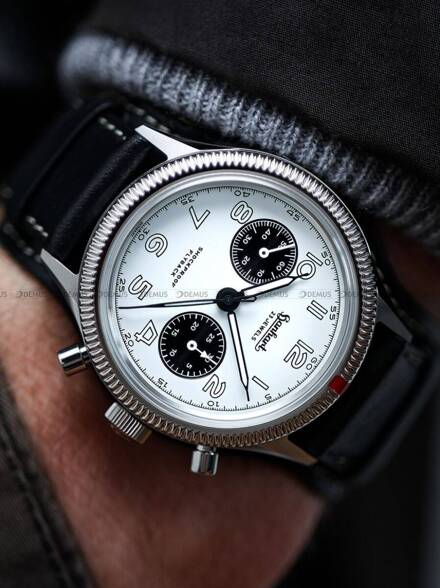 Zegarek Męski Mechaniczny Hanhart 417 ES Flyback Panda 42 mm