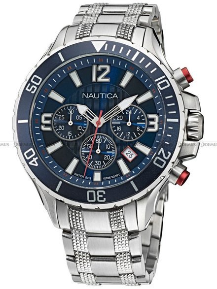 Zegarek Męski Nautica NST Chronograph NAPNSS123 - W zestawie dodatkowy pasek