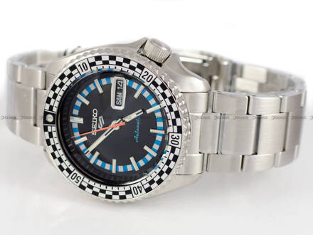 Zegarek Męski Seiko Automatic 5 Sports Checker Flag SRPK67K1 - Special Edition