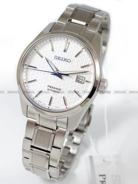 Zegarek Męski Seiko Presage Automatic Sharp Edged Series "Shironeri" SPB165J1