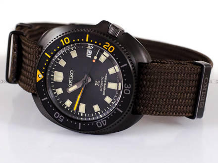 Zegarek Męski Seiko Prospex Black Series 1970 Diver’s Modern Re-interpretation SPB257J1 - Limitowana Edycja - Dodatkowy pasek w zestawie