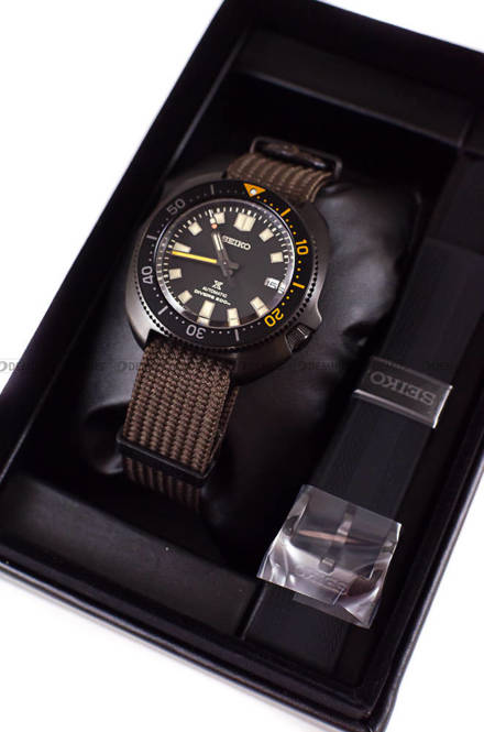 Zegarek Męski Seiko Prospex Black Series 1970 Diver’s Modern Re-interpretation SPB257J1 - Limitowana Edycja - Dodatkowy pasek w zestawie