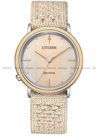 Citizen L Ambiluna Eco-Drive EM1006-40A Zegarek Damski  - Limitowana Edycja - dodatkowa bransoleta w zestawie