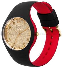 Ice-Watch - Ice Loulou - Black Gold Glitter 022325 S Zegarek Damski