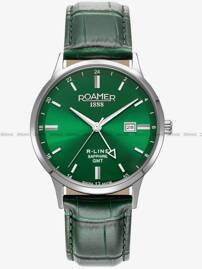 Roamer R-Line GMT 990987 41 75 05 Zegarek Męski - pasek w zestawie