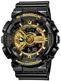 Zegarek G-SHOCK BLACK AND GOLD GA-110GB 1AER