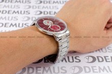 Zegarek Męski FujiTime M7108QS-Red-Silver