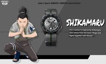 Zegarek Męski Seiko 5 Sports NARUTO & BORUTO  - SHIKAMARU NARA SRPF75K1 - Limitowana edycja